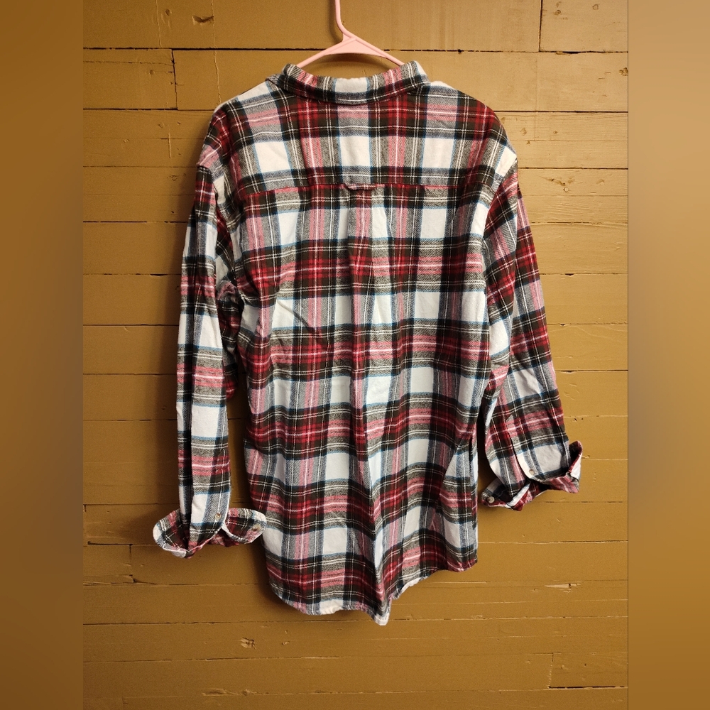 Mens  thick Redhead button down size XL